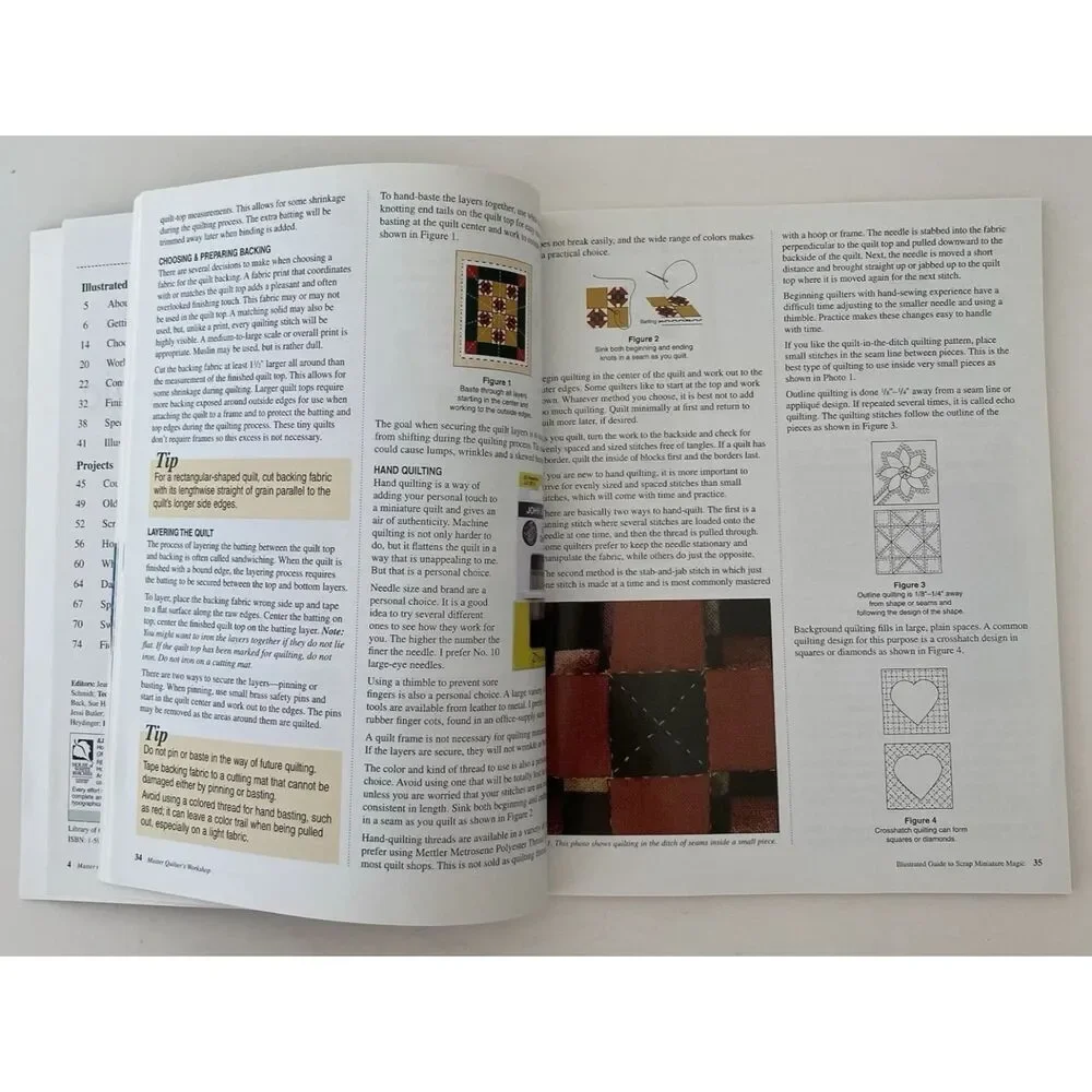Illustrated Guide To Scrap Miniature Magic Master Quilters Workshop